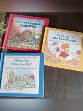 FRAGGLE ROCK - 1984 SET OF 3 STORYBOOKS